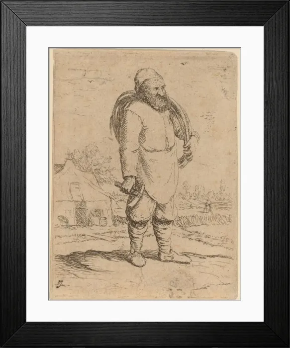 Framed Print : A Cooper, c. 1630 / 1660. Creator: Willem Basse Framed Print : A Cooper, c. 1630 / 1660. Creator: Willem Basse
