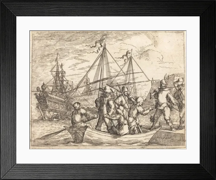 Framed Print : Capricci di varie battaglie, 1635. Creator: Johann Wilhelm Baur Framed Print : Capricci di varie battaglie, 1635. Creator: Johann Wilhelm Baur