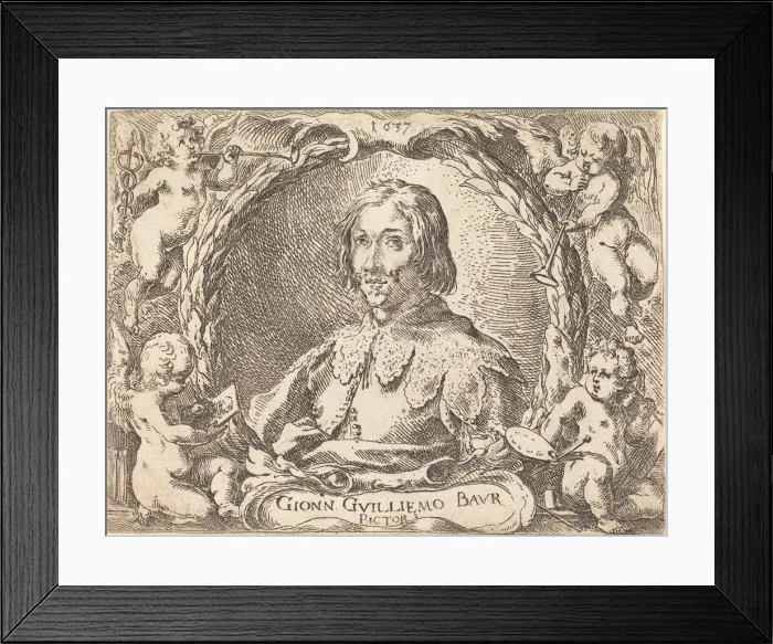 Framed Print : Capricci di varie battaglie (Frontispiece), 1635. Creator: Johann Wilhelm Baur Framed Print : Capricci di varie battaglie (Frontispiece), 1635. Creator: Johann Wilhelm Baur