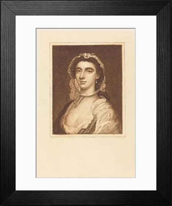 Framed Print : Peg Woffington, probably 19th century. Creator: Unknown Framed Print : Peg Woffington, probably 19th century. Creator: Unknown