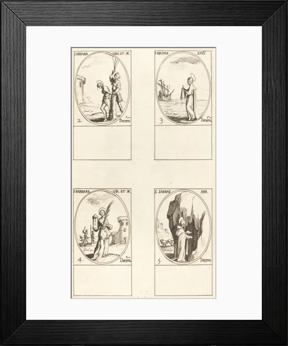 Framed Print : St. Irene & Companions;St. Christiana;Sts. Anania, Azaria & Misael;St Framed Print : St. Irene & Companions;St. Christiana;Sts. Anania, Azaria & Misael;St