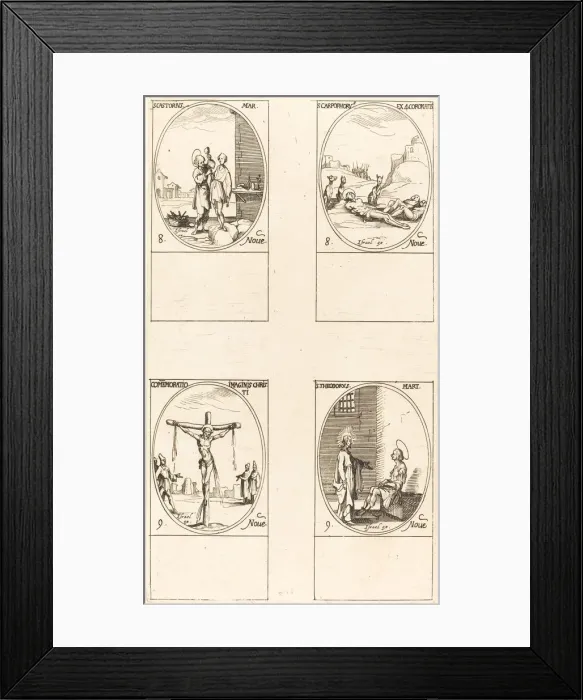 Framed Print : St. Castorius;St. Carpophorus & The Four Crowned Martyrs;Commemoration of the Image Framed Print : St. Castorius;St. Carpophorus & The Four Crowned Martyrs;Commemoration of the Image