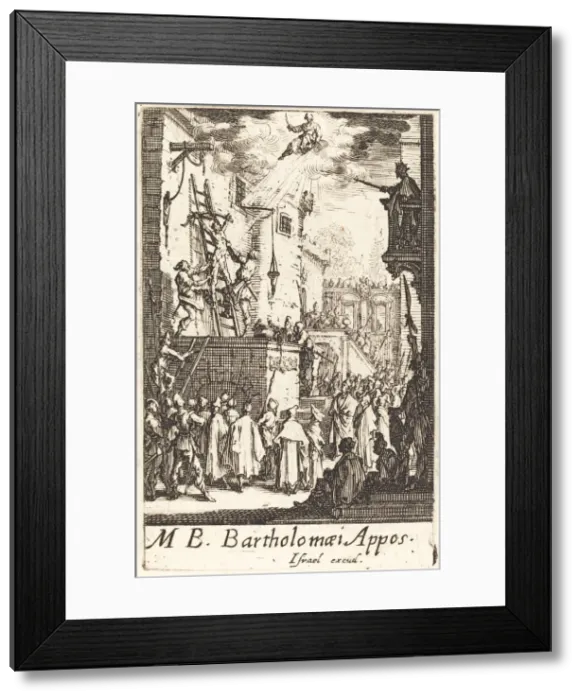 Framed Print : The Martyrdom of Saint Bartholomew, c. 1634 / 1635. Creator: Jacques Callot Framed Print : The Martyrdom of Saint Bartholomew, c. 1634 / 1635. Creator: Jacques Callot