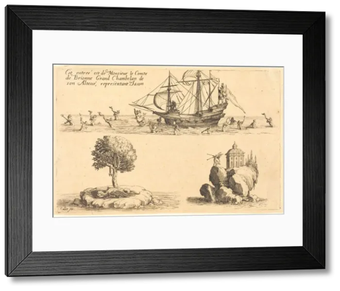 Framed Print : Entry of M. le Comte de Brionne, Grand Chamberlain of His Highness, Representing Jason Framed Print : Entry of M. le Comte de Brionne, Grand Chamberlain of His Highness, Representing Jason
