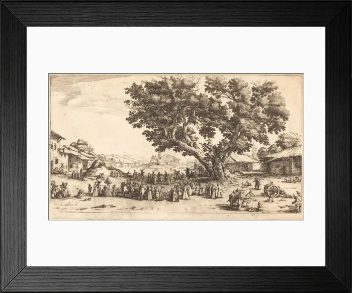 Framed Print : The Fair at Xeuilley. Creator: Jacques Callot Framed Print : The Fair at Xeuilley. Creator: Jacques Callot