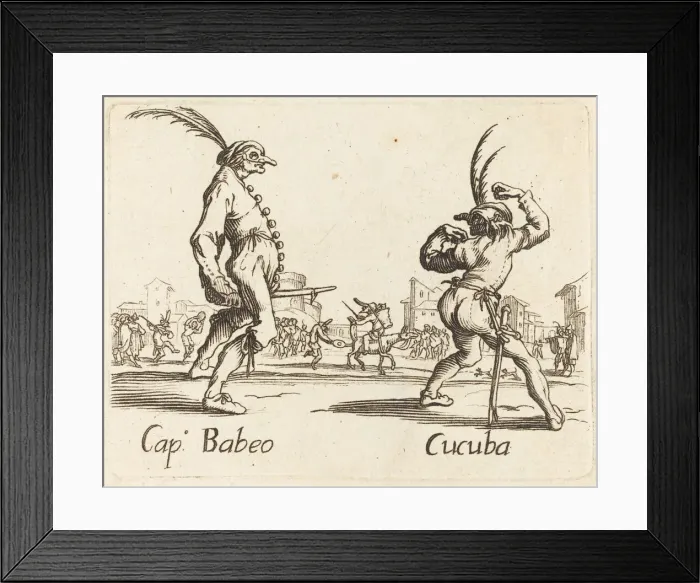 Framed Print : Cap. Babeo and Cucuba. Creator: Unknown