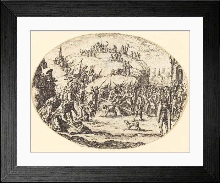 Framed Print : The Small Carrying of the Cross. Creator: Unknown Framed Print : The Small Carrying of the Cross. Creator: Unknown
