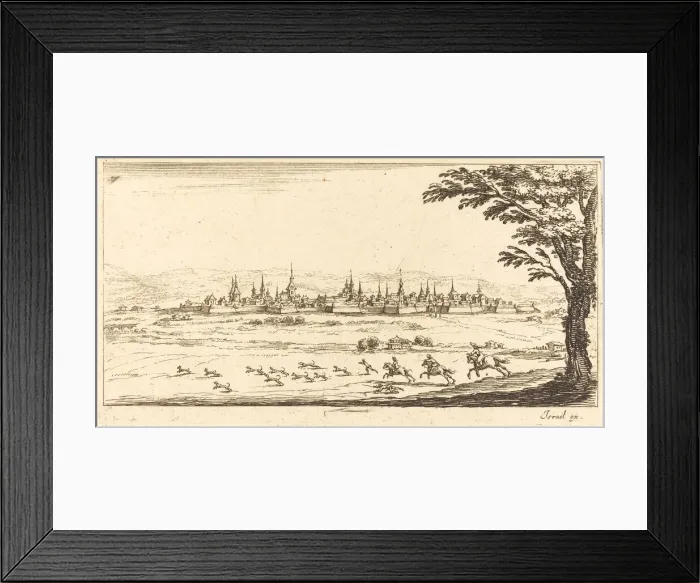 Framed Print : View of Nancy, in or after 1635. Creator: Unknown Framed Print : View of Nancy, in or after 1635. Creator: Unknown