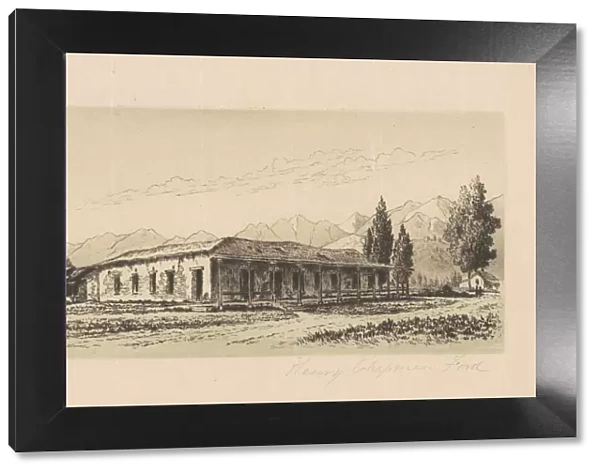 Aguirre House (Santa Barbara), c. 1880. Creator: Henry Chapman Ford
