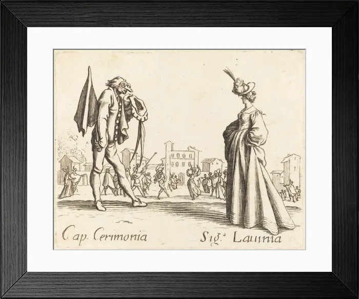 Framed Print : Cap. Cerimonia and Siga. Lavinia. Creator: Unknown Framed Print : Cap. Cerimonia and Siga. Lavinia. Creator: Unknown