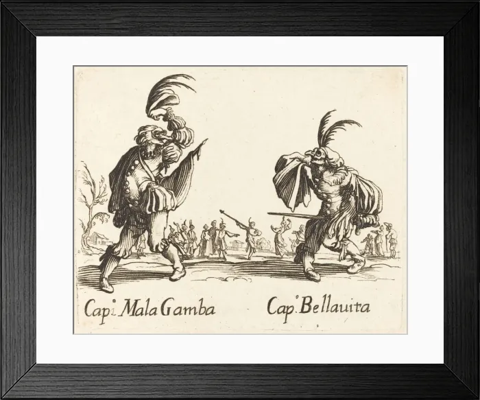 Framed Print : Cap. Mala Gamba and Cap. Bellavita. Creator: Unknown Framed Print : Cap. Mala Gamba and Cap. Bellavita. Creator: Unknown