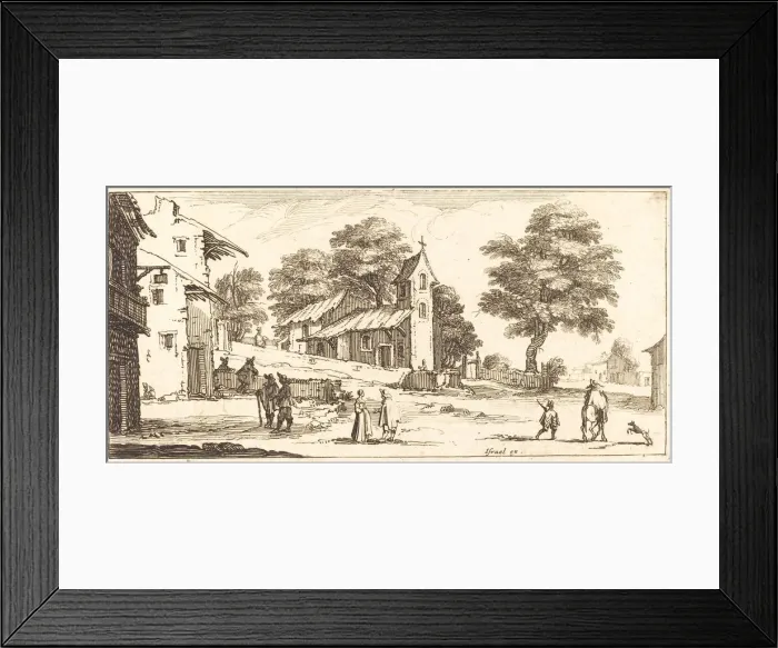 Framed Print : A Church, in or after 1635. Creator: Unknown