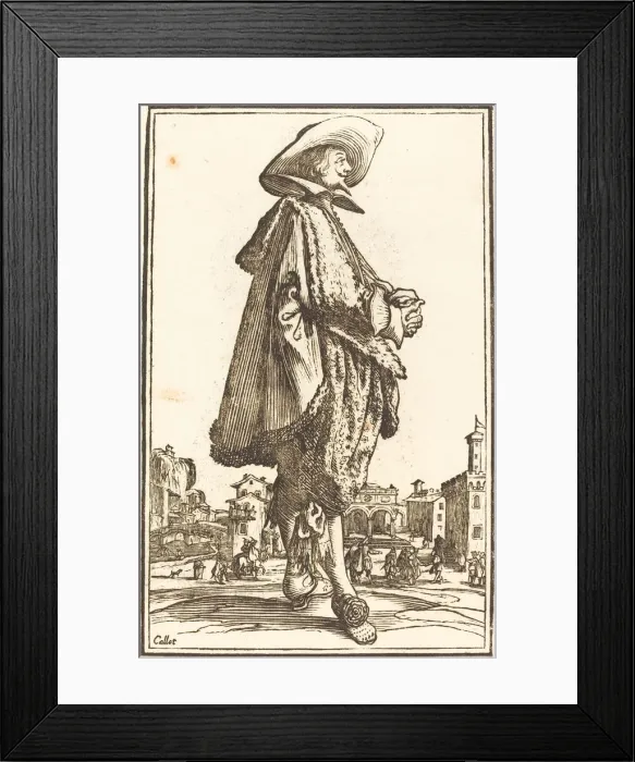 Framed Print : Noble Man with Folded Hands. Creator: Unknown Framed Print : Noble Man with Folded Hands. Creator: Unknown