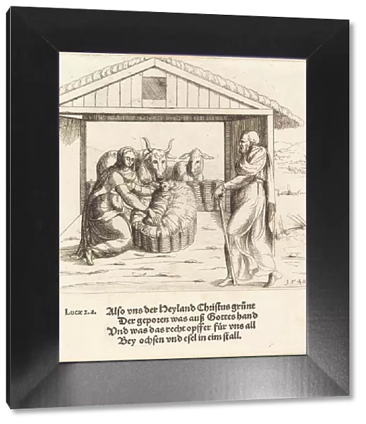 The Nativity, 1548. Creator: Augustin Hirschvogel