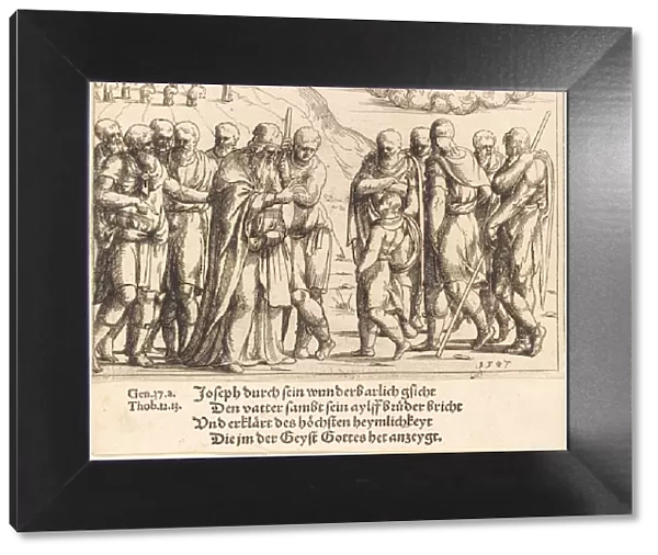 Joseph Recounts His Dreams, 1547. Creator: Augustin Hirschvogel