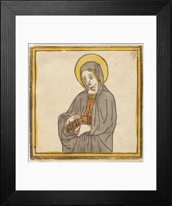 Framed Print : Saint Catherine of Siena, or Saint Clare of Assisi, c. 1460 / 1470. Creator: Unknown Framed Print : Saint Catherine of Siena, or Saint Clare of Assisi, c. 1460 / 1470. Creator: Unknown