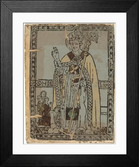 Framed Print : Saint Nicolas of Myra, 1470s. Creator: Unknown