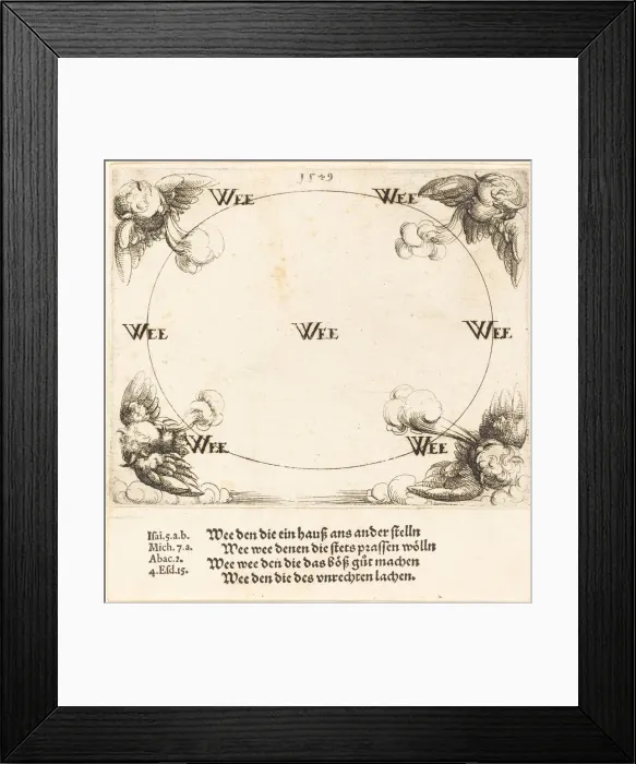 Framed Print : Woe is Pronounced on the Scribes and Pharisees, 1549. Creator: Augustin Hirschvogel Framed Print : Woe is Pronounced on the Scribes and Pharisees, 1549. Creator: Augustin Hirschvogel