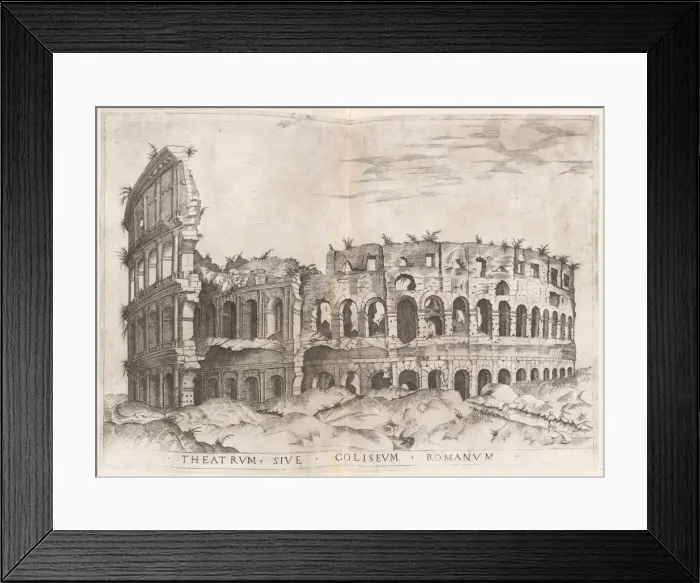Framed Print : Colosseum. Creator: Unknown Framed Print : Colosseum. Creator: Unknown