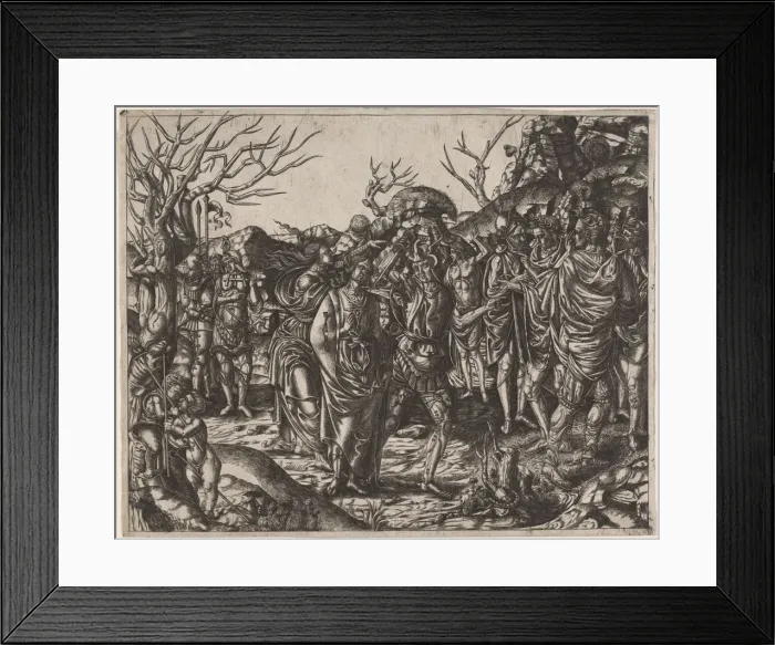 Framed Print : The Death of Virginia, c. 1500 / 1510. Creator: Unknown Framed Print : The Death of Virginia, c. 1500 / 1510. Creator: Unknown