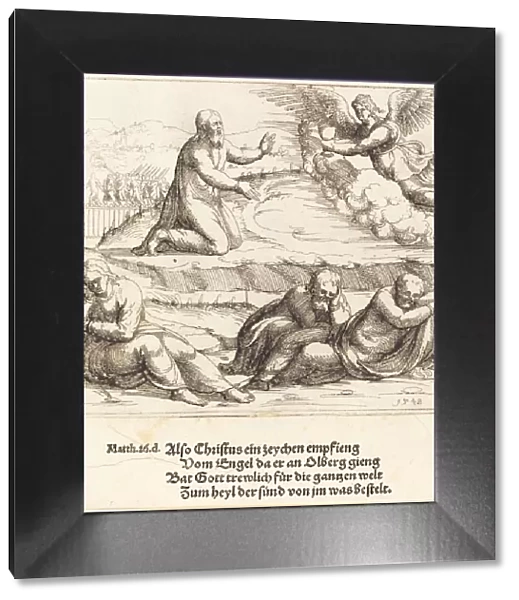 The Agony in the Garden, 1548. Creator: Augustin Hirschvogel