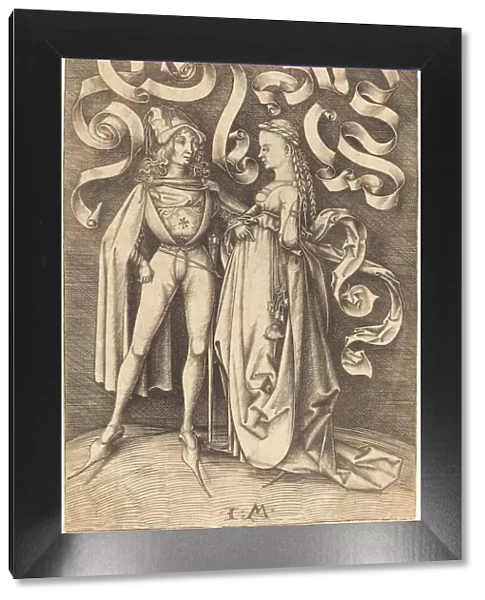 The Knight and the Lady, c. 1495  /  1503. Creator: Israhel van Meckenem