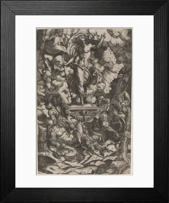 Framed Print : The Resurrection, 1546 / 1550. Creator: Unknown Framed Print : The Resurrection, 1546 / 1550. Creator: Unknown