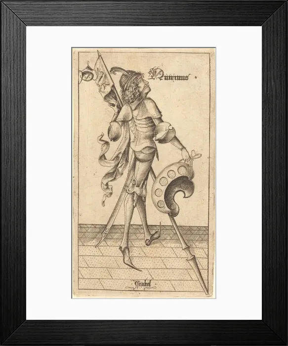 Framed Print : Saint Quirinus of Neuss. Creator: Israhel van Meckenem Framed Print : Saint Quirinus of Neuss. Creator: Israhel van Meckenem