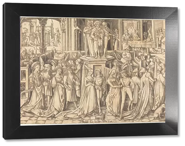 The Dance at the Court of Herod, c. 1500. Creator: Israhel van Meckenem