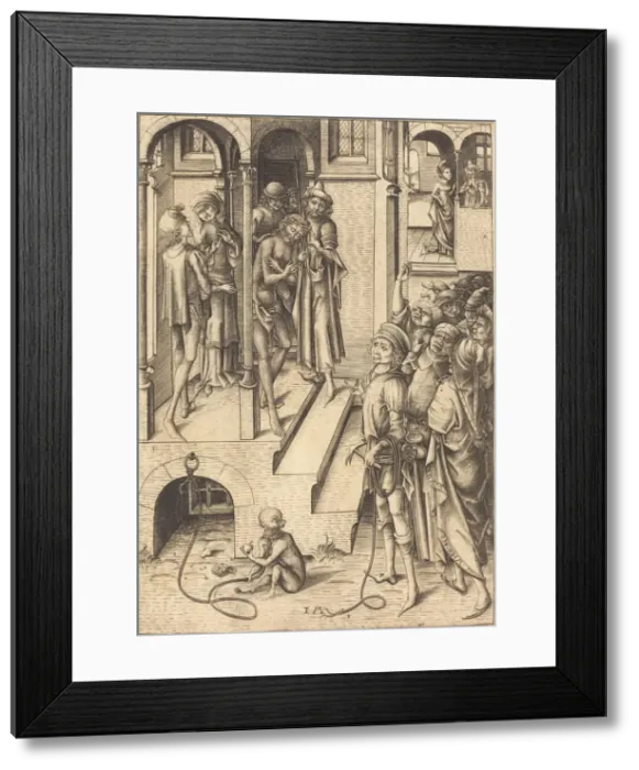 Framed Print : Ecce Homo, c. 1480. Creator: Israhel van Meckenem Framed Print : Ecce Homo, c. 1480. Creator: Israhel van Meckenem