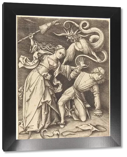 The Angry Wife, c. 1495  /  1503. Creator: Israhel van Meckenem