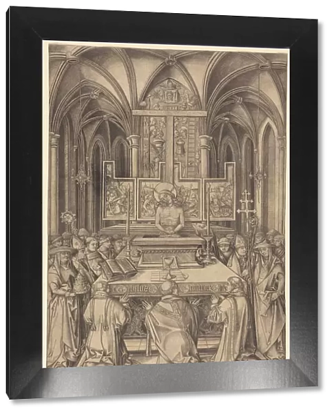 The Mass of Saint Gregory, c. 1490  /  1500. Creator: Israhel van Meckenem