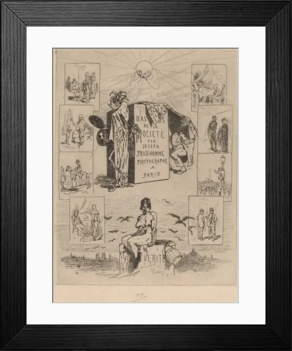 Framed Print : Frontispiece: The Dregs of Society (Les bas-fonds de la societe), 1864 Framed Print : Frontispiece: The Dregs of Society (Les bas-fonds de la societe), 1864