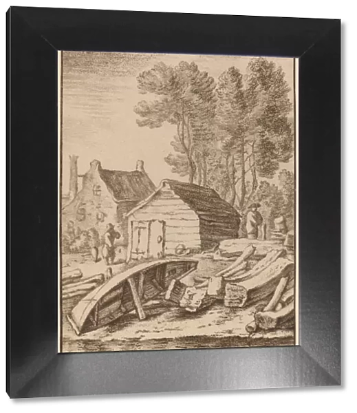 Shipyard, 1761, published 1765. Creator: Cornelis Ploos van Amstel