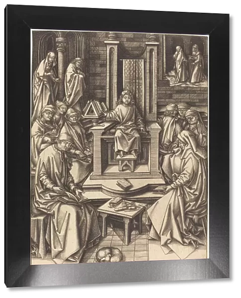 Christ Among the Doctors, c. 1490  /  1500. Creator: Israhel van Meckenem