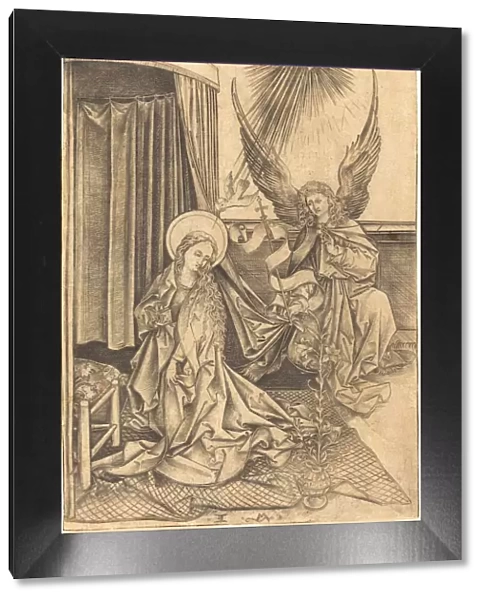 The Annunciation, c. 1480  /  1490. Creator: Israhel van Meckenem