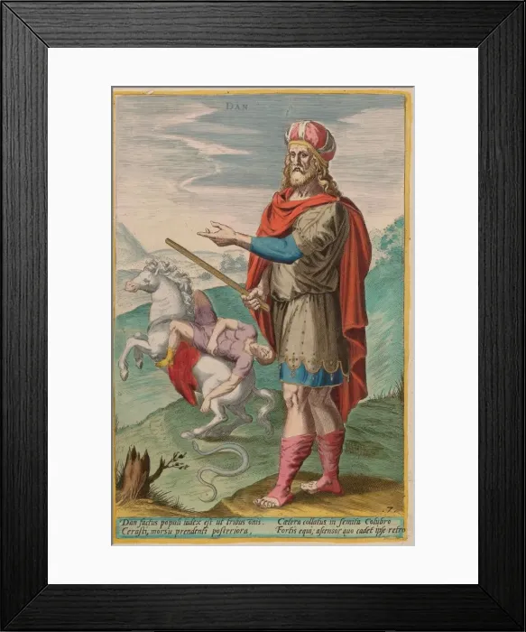 Framed Print : Dan, c. 1585. Creator: Johann Sadeler I Framed Print : Dan, c. 1585. Creator: Johann Sadeler I