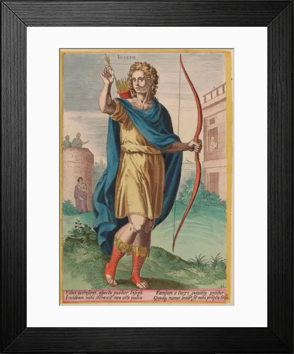 Framed Print : Benjamin, c. 1585. Creator: Johann Sadeler I Framed Print : Benjamin, c. 1585. Creator: Johann Sadeler I