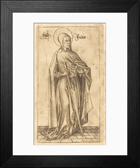 Framed Print : Saint Simon Zelotes (?) or Saint Judas Thaddeus (?), c. 1470 / 1480 Framed Print : Saint Simon Zelotes (?) or Saint Judas Thaddeus (?), c. 1470 / 1480