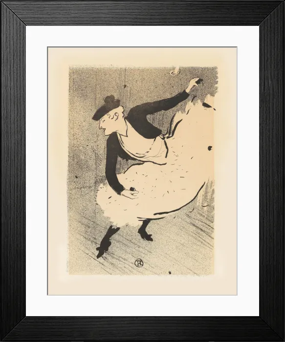 Framed Print : Edmee Lescot, 1893. Creator: Toulouse-Lautrec, Henri, de (1864-1901) Framed Print : Edmee Lescot, 1893. Creator: Toulouse-Lautrec, Henri, de (1864-1901)