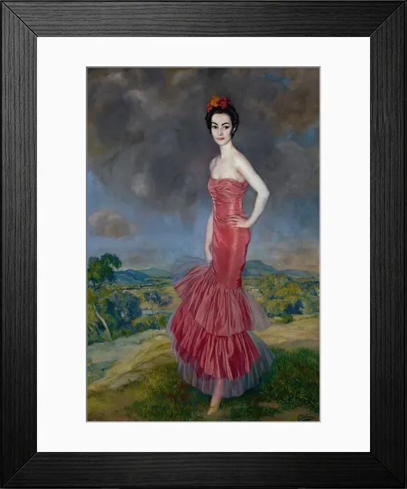 Framed Print : La Senora de Garay. Creator: Zuloaga y Zabaleto, Ignacio (1870-1945) Framed Print : La Senora de Garay. Creator: Zuloaga y Zabaleto, Ignacio (1870-1945)