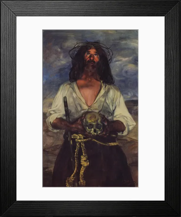 Framed Print : The Hermit, 1904. Creator: Zuloaga y Zabaleto, Ignacio (1870-1945) Framed Print : The Hermit, 1904. Creator: Zuloaga y Zabaleto, Ignacio (1870-1945)