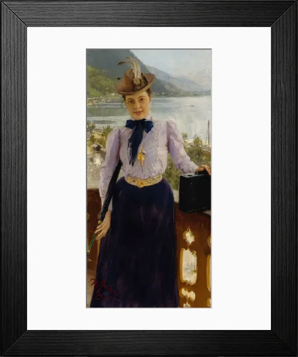 Framed Print : Portrait of the author Natalia Borisovna Nordman-Severova (1863-1914), 1900 Framed Print : Portrait of the author Natalia Borisovna Nordman-Severova (1863-1914), 1900