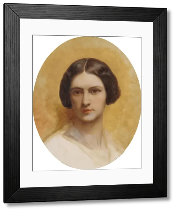 Framed Print : Portrait of Cornelia Marjolin-Scheffer, c. 1850. Creator: Scheffer, Ary (1795-1858) Framed Print : Portrait of Cornelia Marjolin-Scheffer, c. 1850. Creator: Scheffer, Ary (1795-1858)