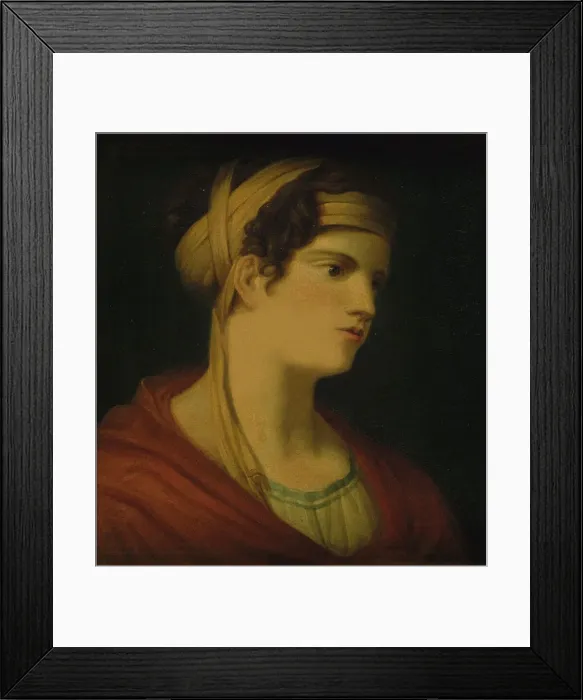 Framed Print : Countess Therese Brunsvik (1775-1861). Creator: Lampi, Johann-Baptist I