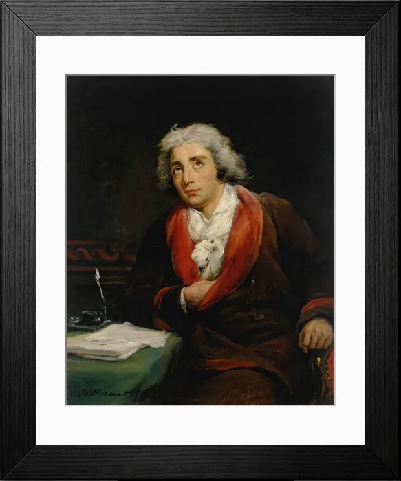 Framed Print : Portrait of the poet AndreChenier (1762-1794), 1825 Framed Print : Portrait of the poet AndreChenier (1762-1794), 1825