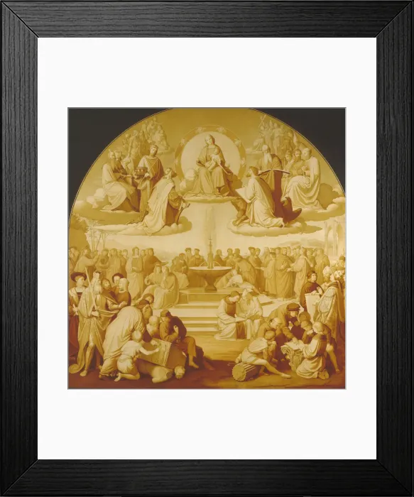 Framed Print : The Triumph of Religion in the Arts, Between 1829 and 1840 Framed Print : The Triumph of Religion in the Arts, Between 1829 and 1840