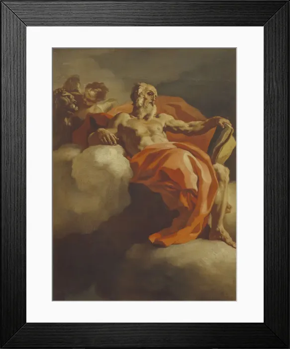 Framed Print : Saint Jerome, ca 1693. Creator: Solimena, Francesco (1657-1747) Framed Print : Saint Jerome, ca 1693. Creator: Solimena, Francesco (1657-1747)