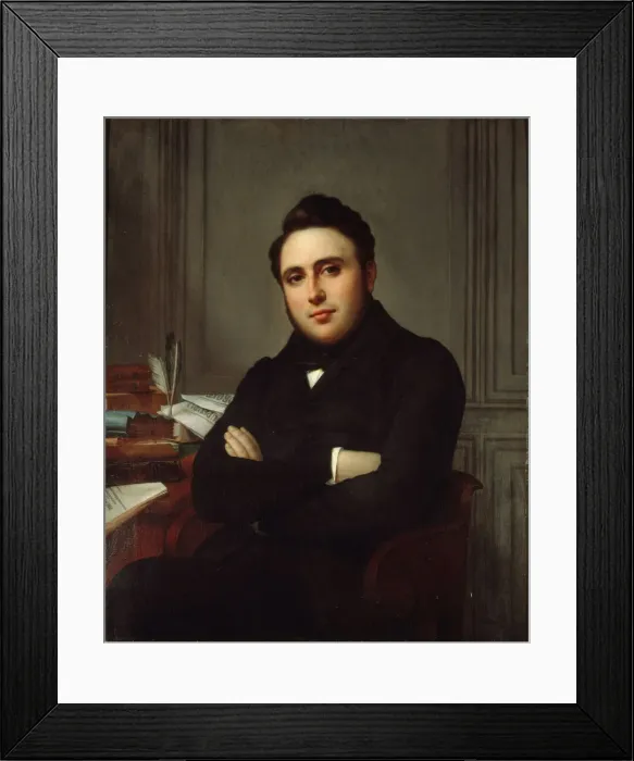 Framed Print : Portrait of Alexandre Ledru-Rollin (1807-1874), 1838. Creator: Mongez Framed Print : Portrait of Alexandre Ledru-Rollin (1807-1874), 1838. Creator: Mongez