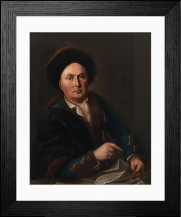 Framed Print : Portrait of the singer Ludwig (Lodewijk) van Beethoven (1712-1773)... 1773 Framed Print : Portrait of the singer Ludwig (Lodewijk) van Beethoven (1712-1773)... 1773